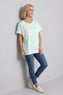 Alysia Tie Dye Cotton Top Green – image 1 of 6