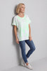 Alysia Tie Dye Cotton Top Green – image 1 of 6