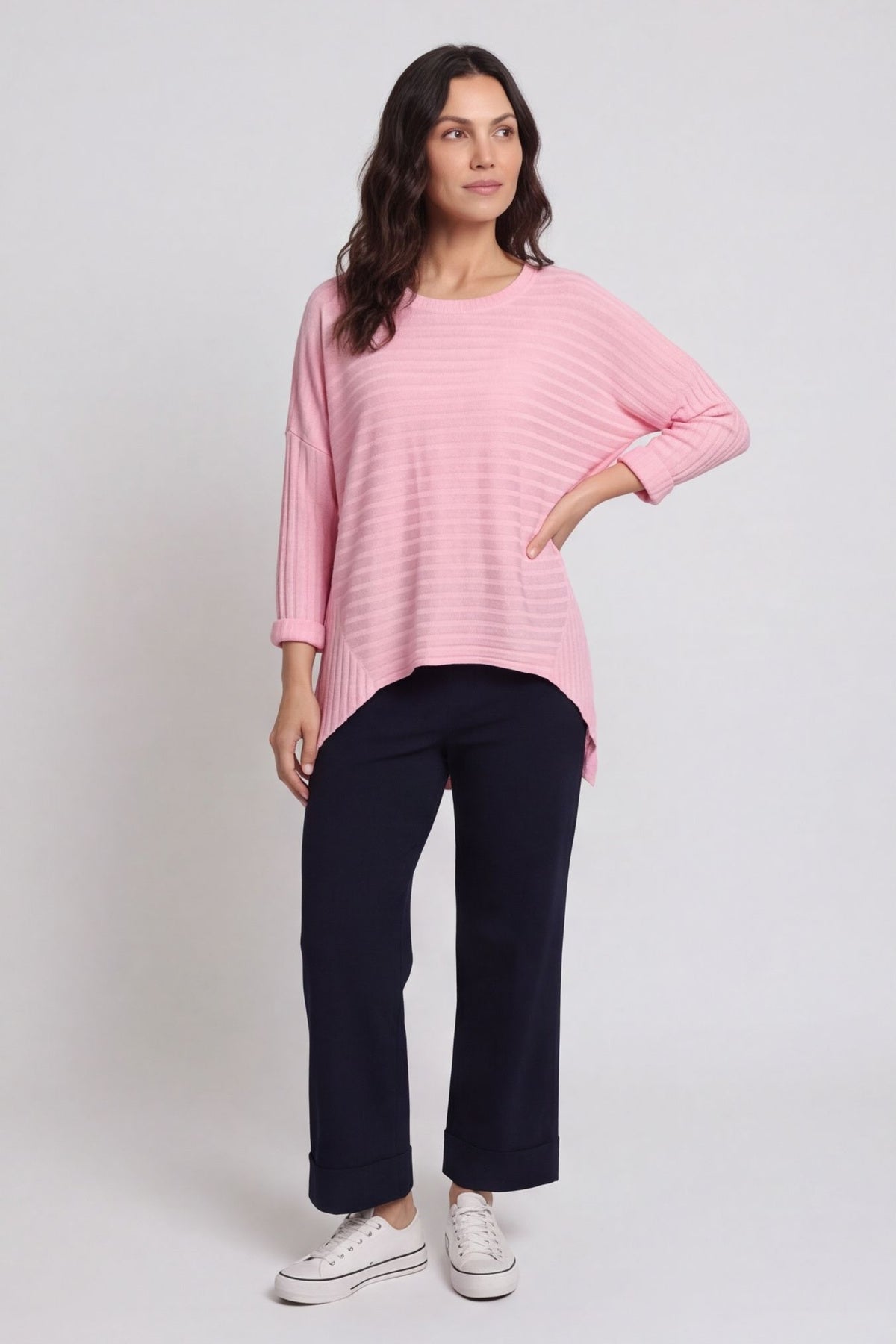 Allissa Knit Top Pink – image 1 of 3