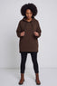 Jaylen Hooded Cotton Top Cocoa – image 1 of 4