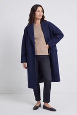 Helen Coat Navy Navy - Helen Coat Navy – image 1 of 6