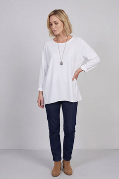 Amber Cotton Top White – image 1 of 6