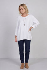 Amber Cotton Top White White - Amber Cotton Top White – image 1 of 6
