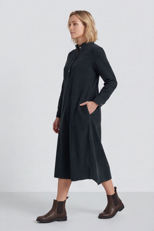 Ruby Needlecord Button Dress – image 1 of 5