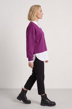 Leilani Collared Top Berry Berry - Leilani Collared Top Berry – image 1 of 6
