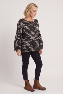Leatrice Knitted Jumper Cocoa – image 1 of 6