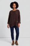 Jessa Needlecord Top Cocoa – image 1 of 6