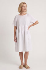 Zouch Linen Cap Sleeve Dress White - Zouch Linen Cap Sleeve Dress – image 1 of 6