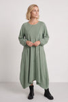 Netta Cotton Dress Sage Green – image 1 of 5