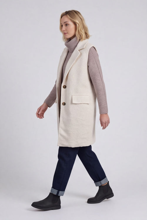 Nori Boucle Gilet Nutmeg – image 1 of 6
