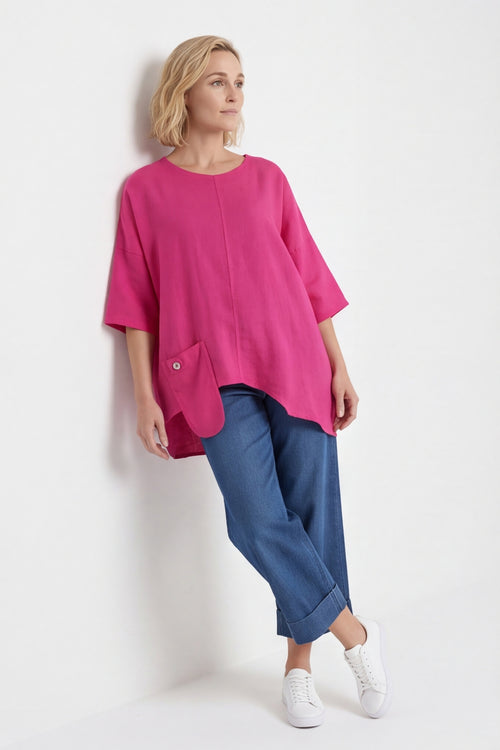 Daisy Linen Top – image 1 of 5
