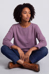 Liana Cord Band Cotton Top Purple – image 1 of 5