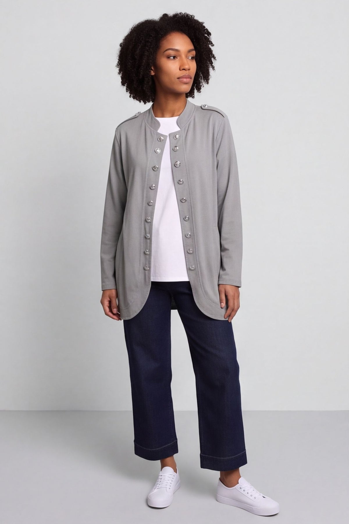 Gatwick Jersey Jacket Mid Grey – image 1 of 6