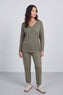 Lola Relaxed Polka Dot V-Neck Top – image 1 of 6