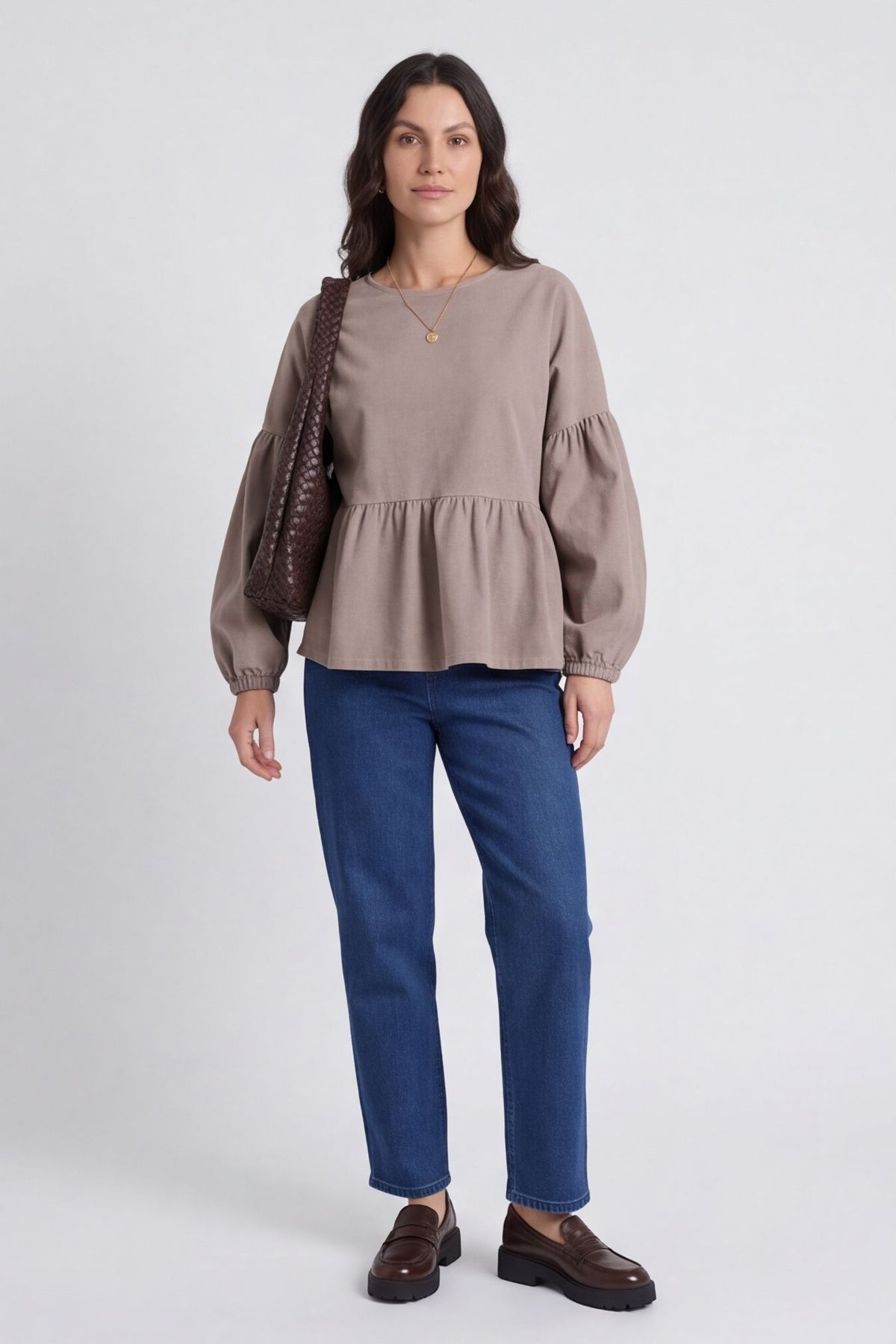 Bella Needlecord Tiered Top – image 1 of 5