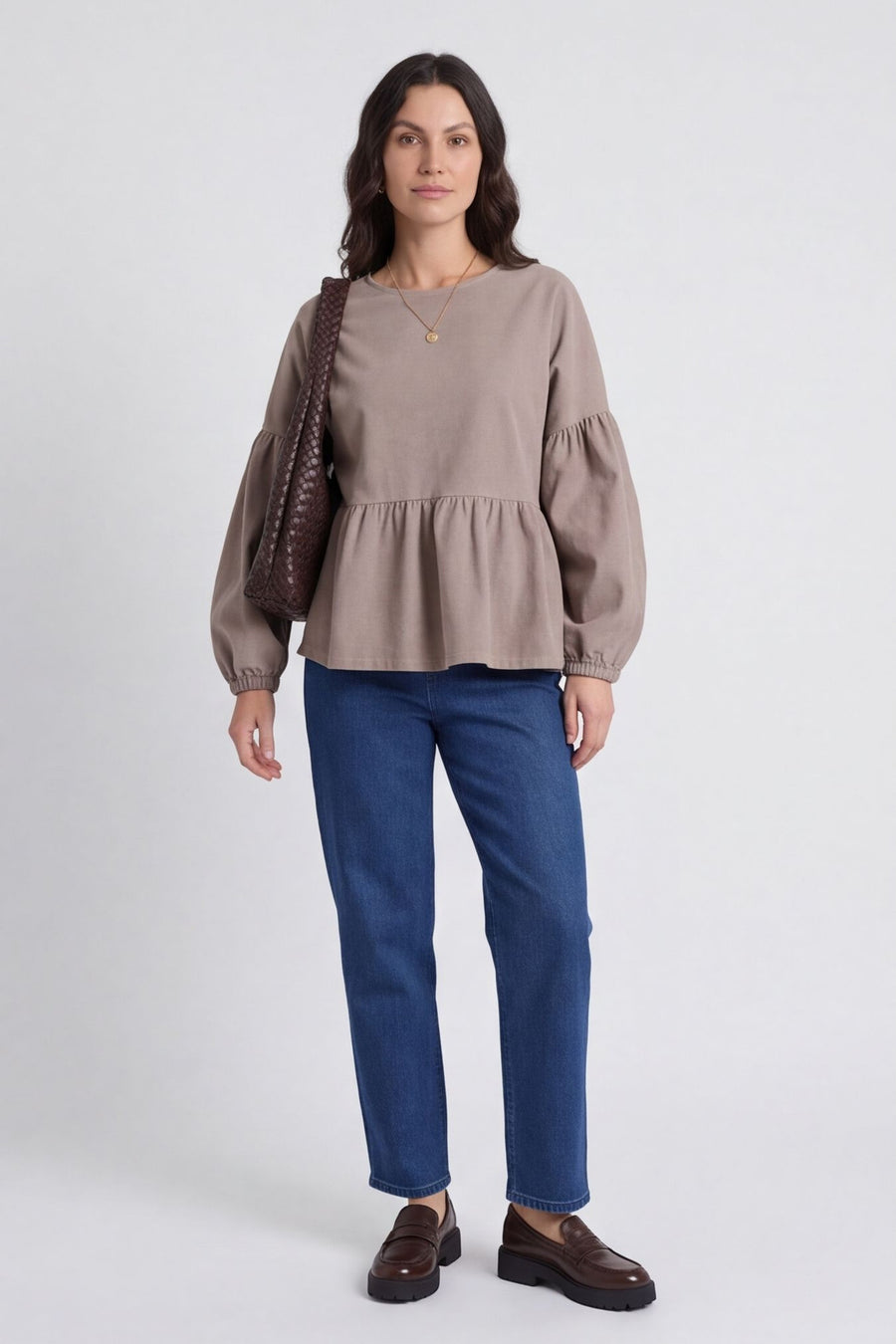 Bella Needlecord Tiered Top – image 1 of 5