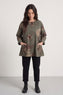 Rachel Print Needlecord Top Khaki – image 1 of 6