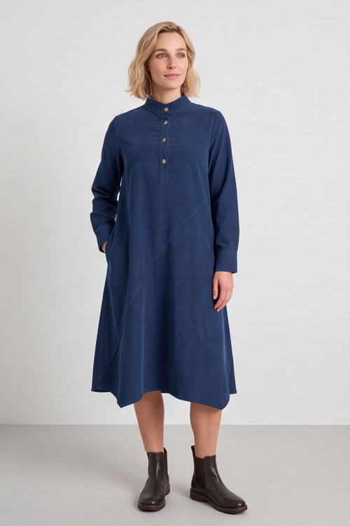 Ruby Needlecord Button Dress – image 1 of 6