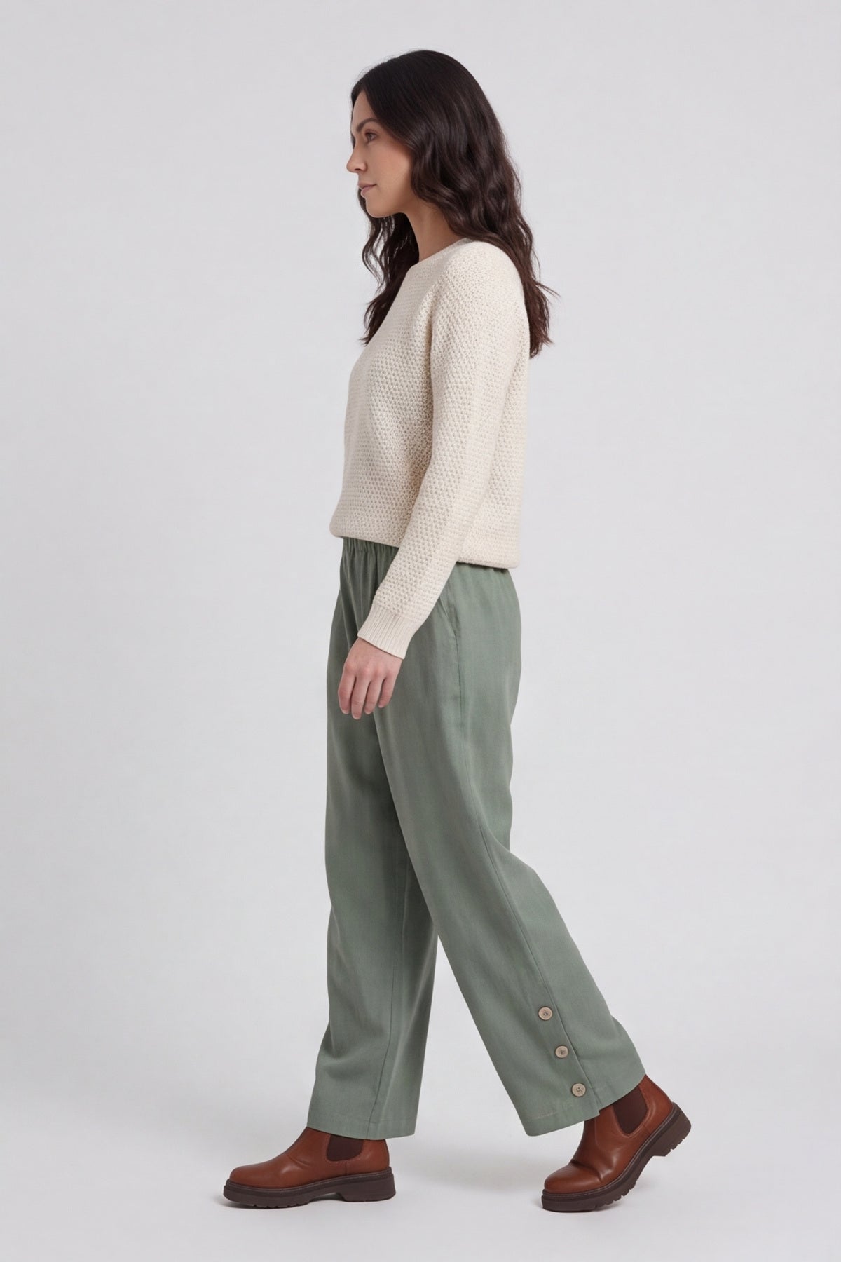 Nydia Trousers Khaki – image 1 of 6