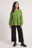 Geraldine Needlecord Top Green – image 1 of 5