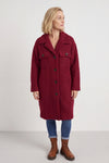 Chrysanta Coat Wine – image 1 of 6