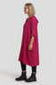 Viviette Hooded Tunic Hot Pink – image 1 of 5