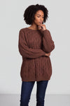 Tamsin Knitted Jumper Cocoa – image 1 of 5