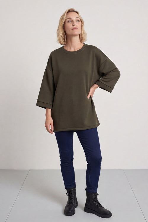 Corina Sweatshirt Khaki – image 1 of 6