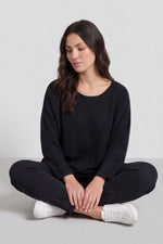 Leah Knitted Jumper Black Black - Leah Knitted Jumper Black – image 1 of 6
