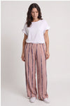 Chelle Stripe Linen Trousers Pink – image 1 of 4