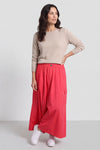 Myrna Cotton Skirt Fuchsia – image 1 of 5