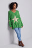 Paige Star Knitted Jumper Green – image 1 of 6