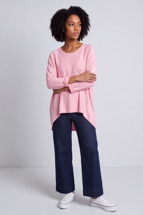 Nice Knit Top Pink – image 1 of 6