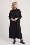 Wanda Zip Polo Cotton Dress Black – image 1 of 6