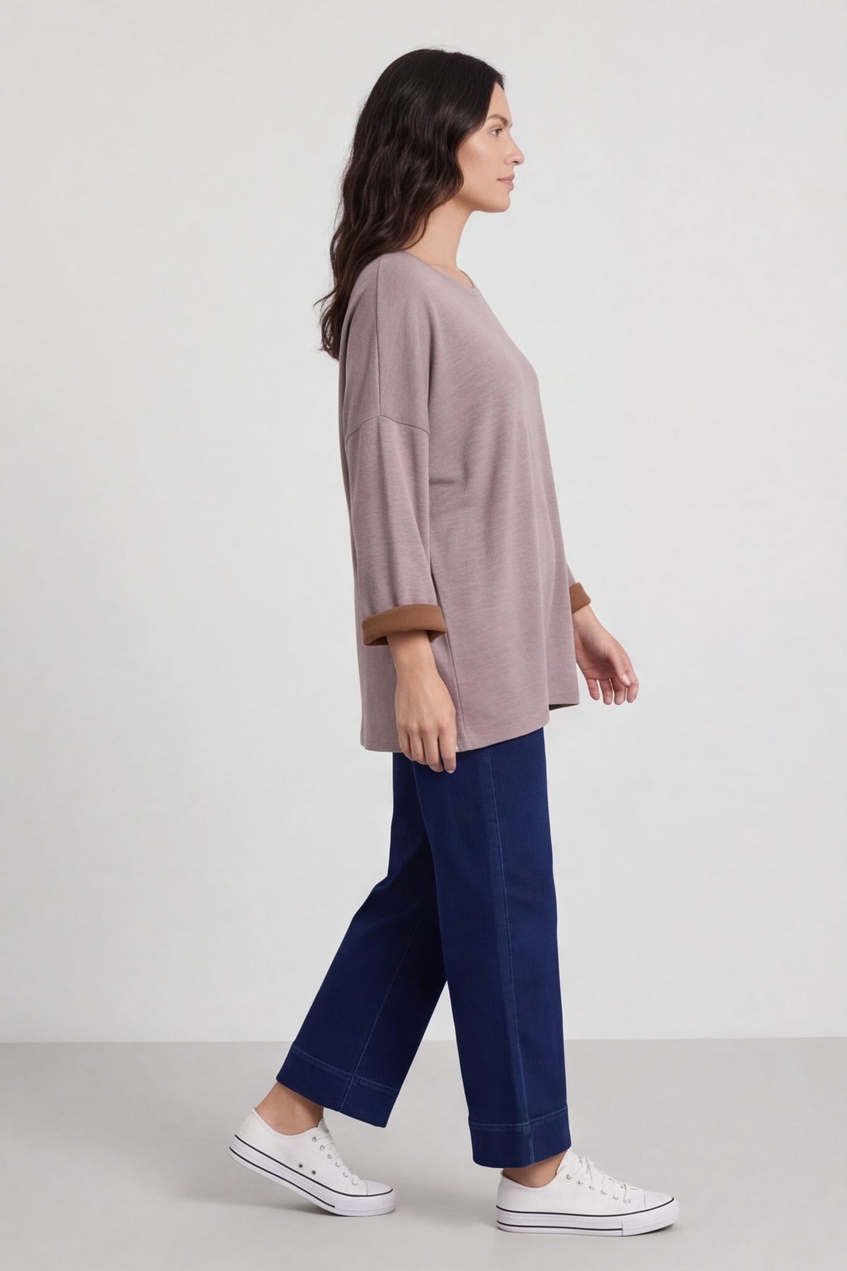 Cailina Knitted Jumper Mocha – image 1 of 3