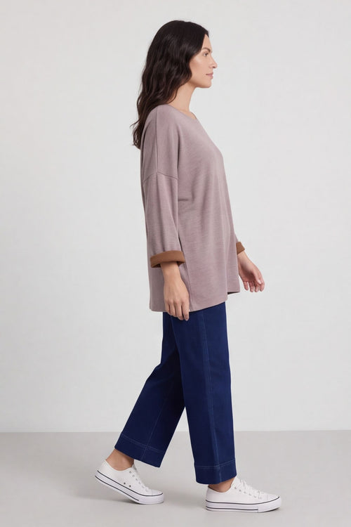 Cailina Knitted Jumper Mocha – image 1 of 3