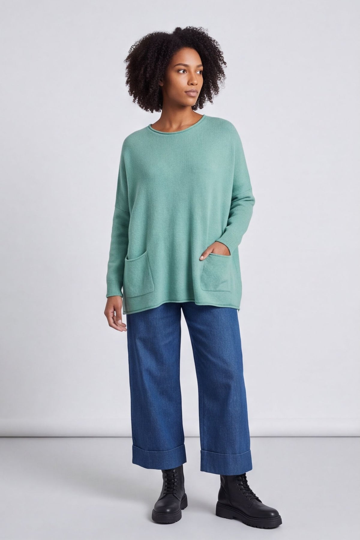 Fern Pocket Knitted Jumper – image 1 of 4