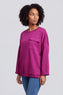 Tania Pocket Top Berry – image 1 of 6