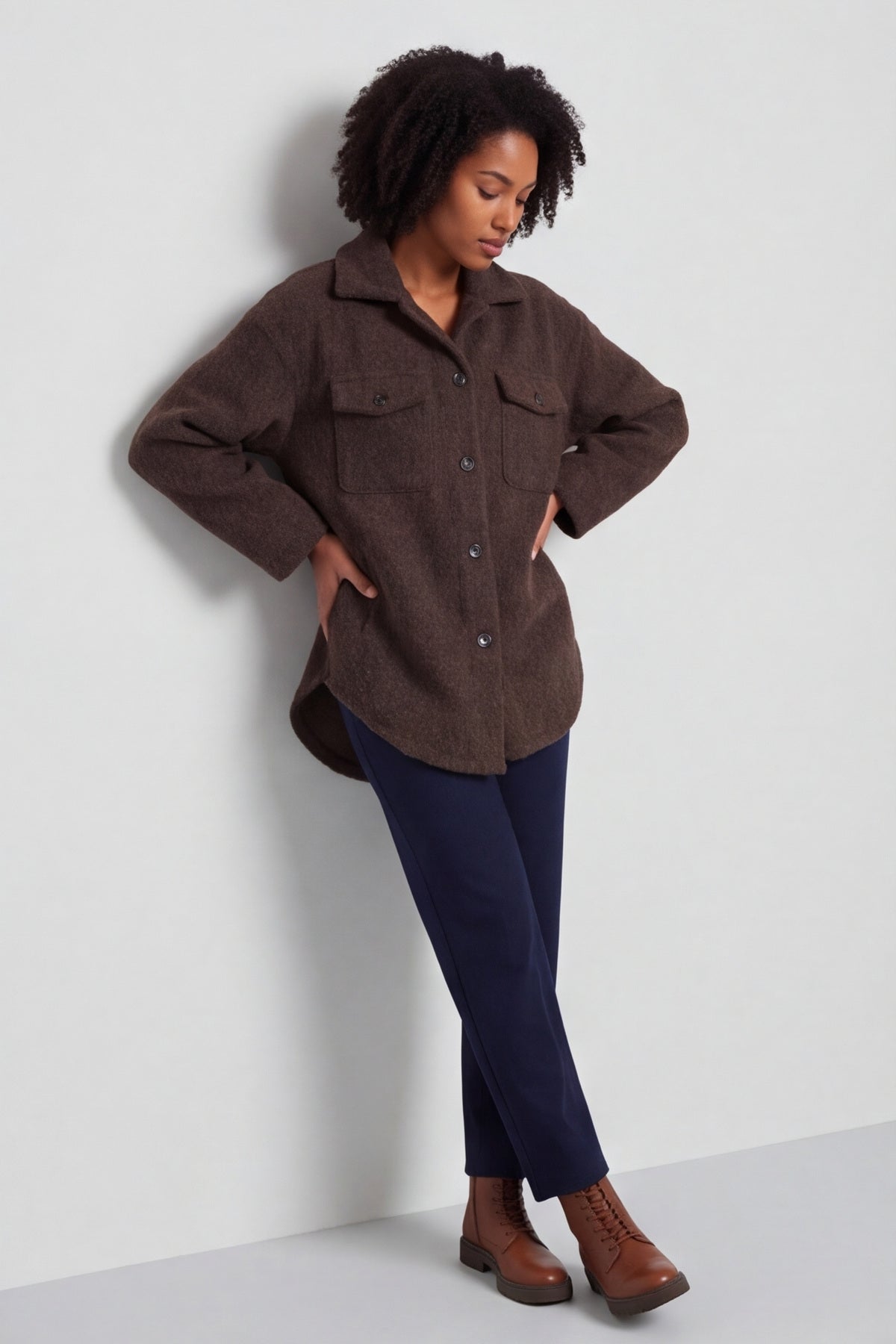 Brylee Jacket Cocoa – image 1 of 6