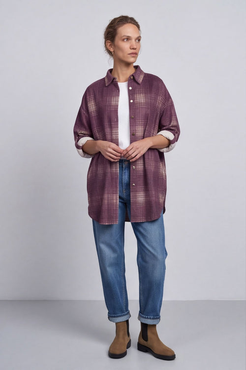 Calla Print Over Shirt – image 1 of 6