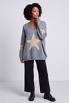 Paige Star Knitted Jumper Mid Grey – image 1 of 6
