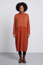 Libby Cowl Neck Cotton Dress Burnt Orange – image 1 of 6