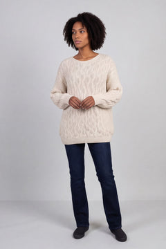 Tamsin Knitted Jumper Stone – image 1 of 6