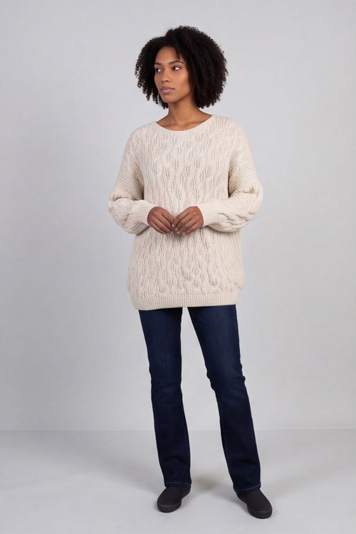 Tamsin Knitted Jumper Stone – image 1 of 6