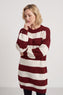 Osanna Stripe Knitted Jumper Wine – image 1 of 6