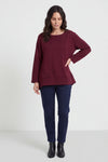 Codie Wool Top Wine – image 1 of 5