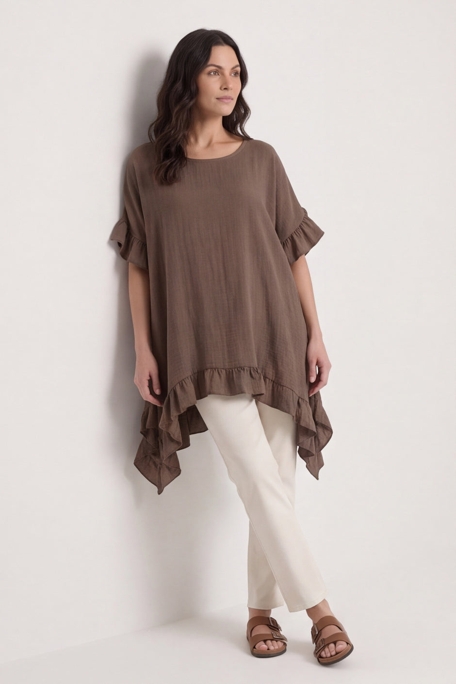 Aria Essential Cotton Top Cocoa – image 1 of 6