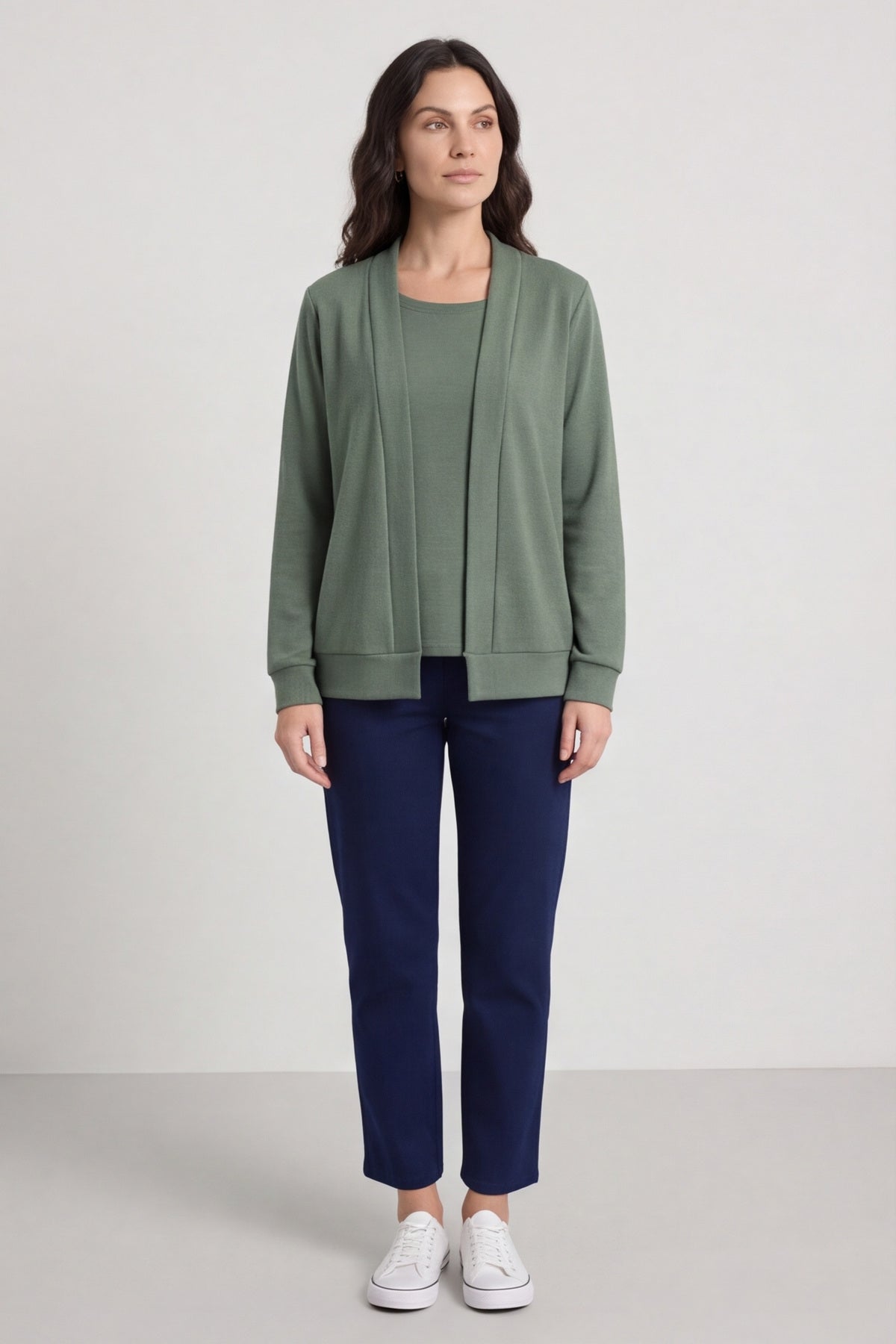Evianna Knitted Top Khaki – image 1 of 6