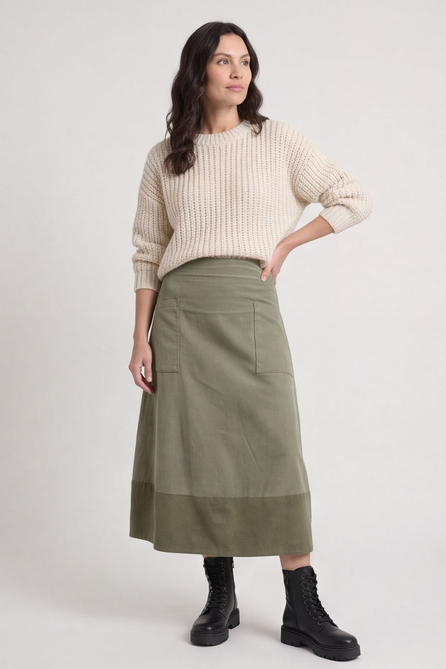Darana Cord Skirt – image 1 of 6