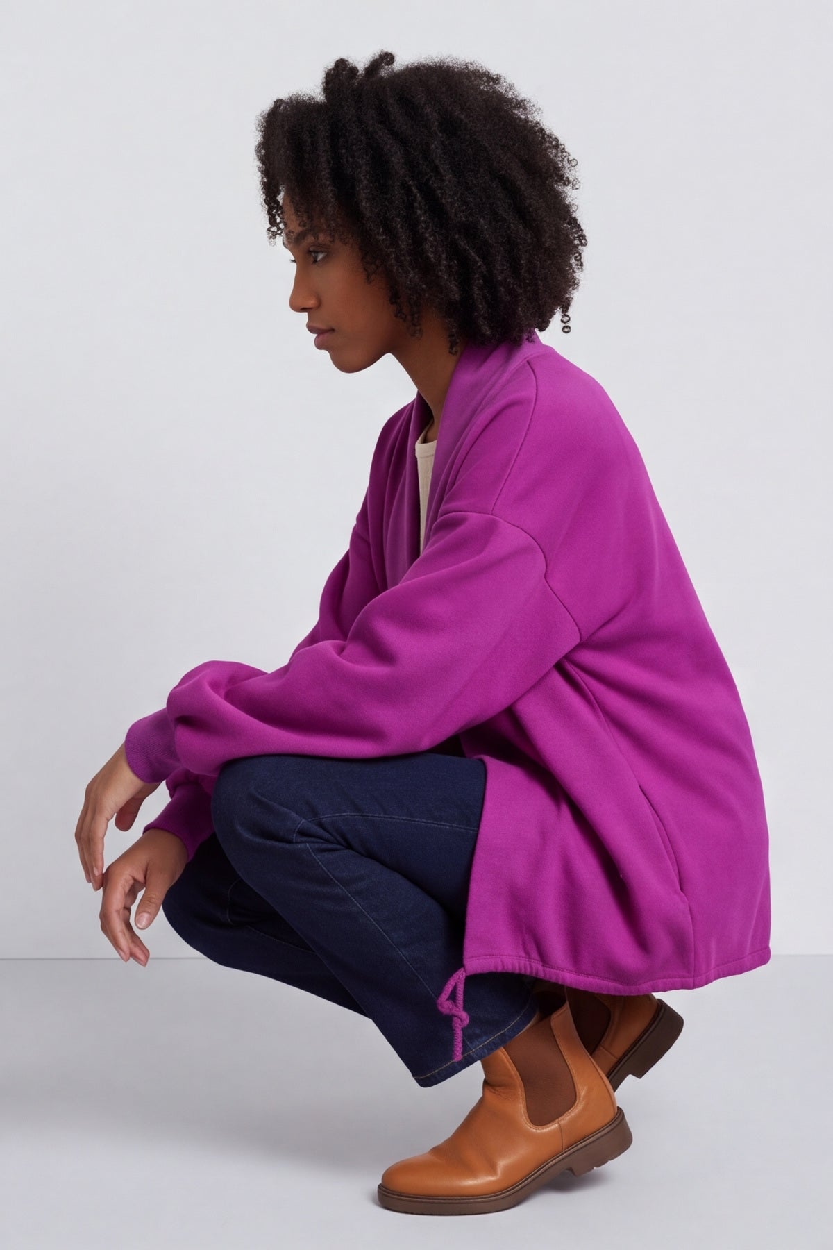 Ramsey Cotton Jacket Berry – image 1 of 5